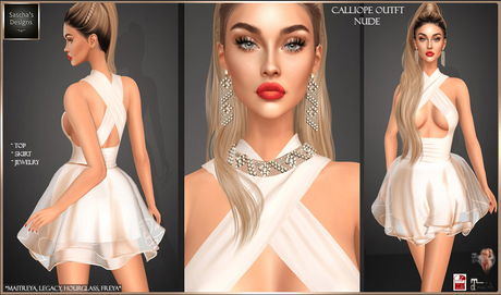 Second Life Marketplace - SAS - Calliope Nude Outfit (MB)